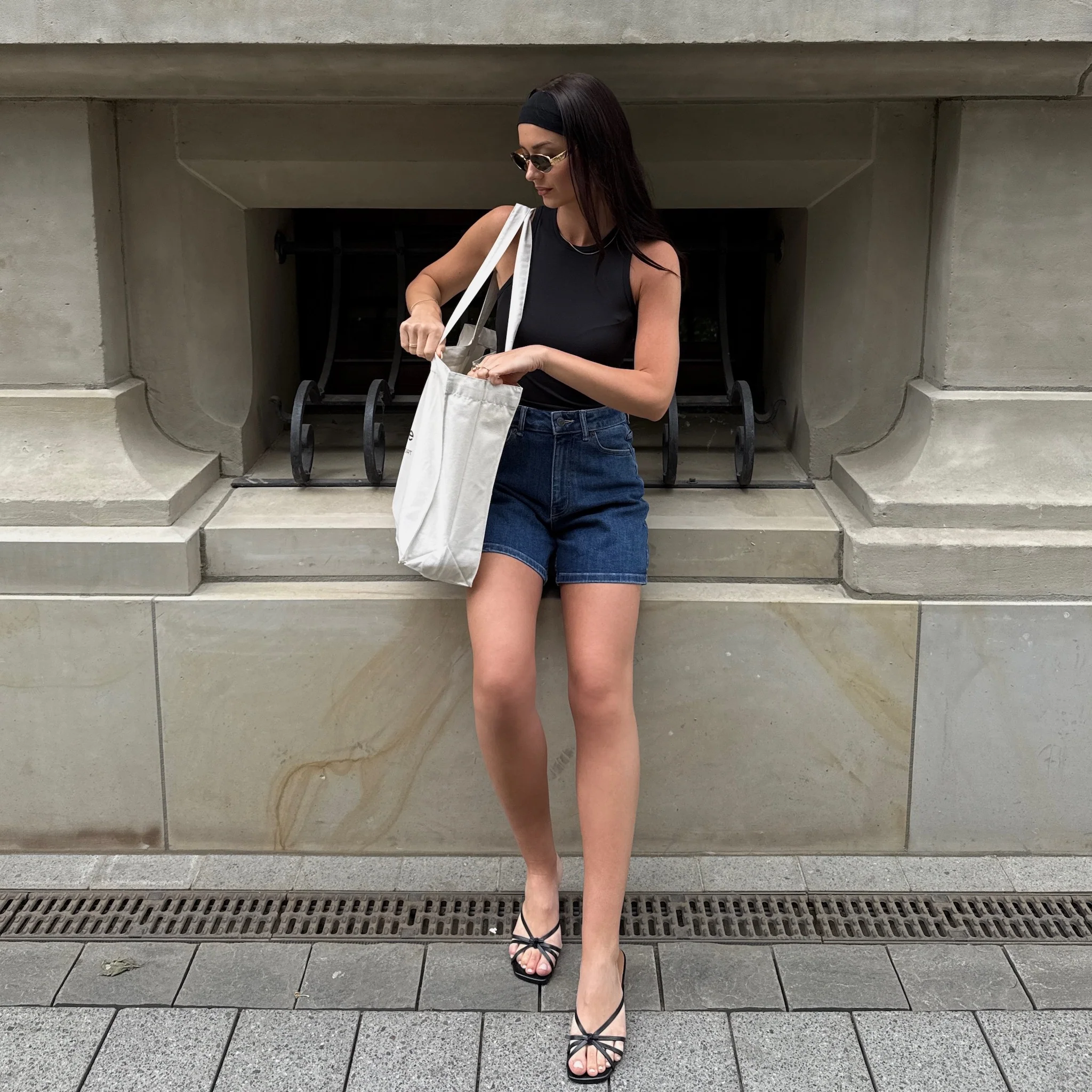 Stretchy ComfortDenim™ Shorts - Image 3