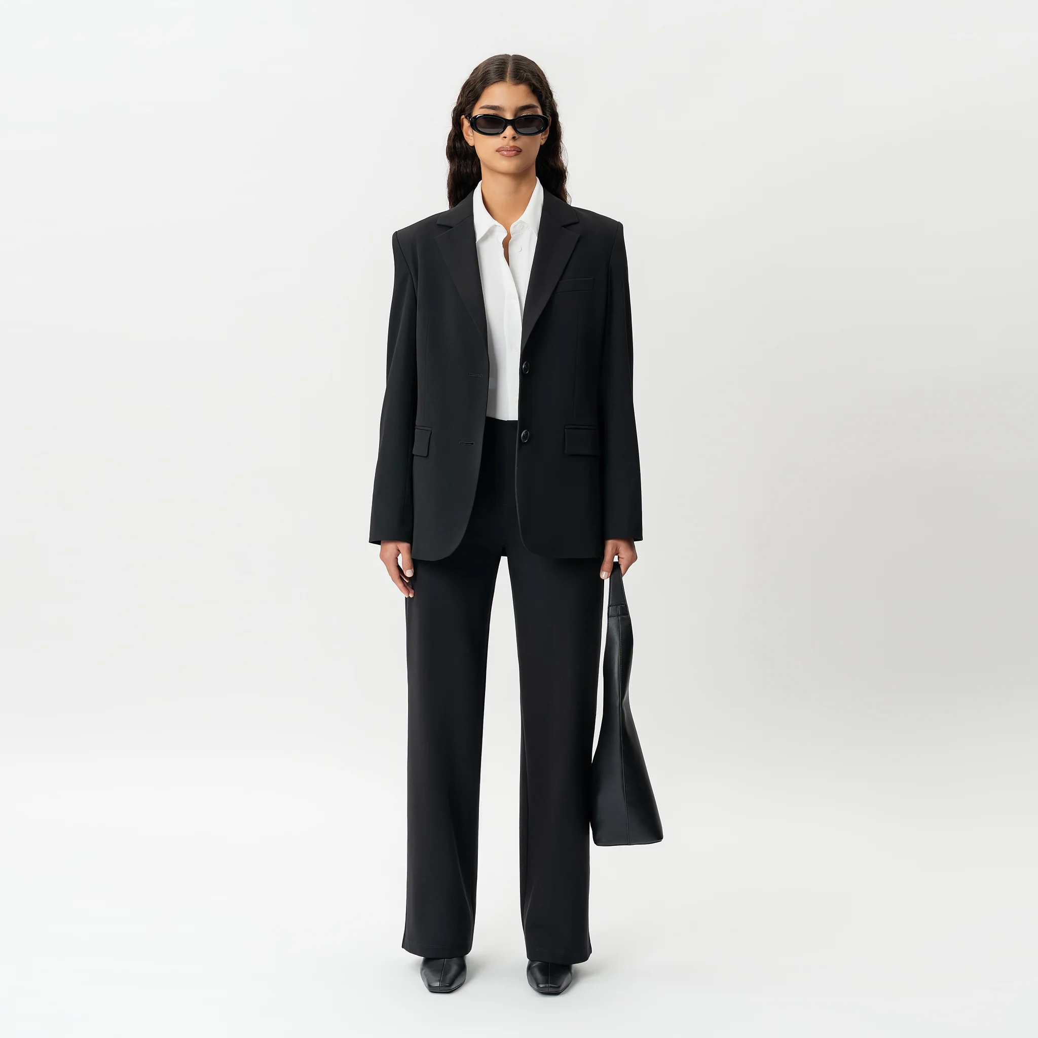 Tailored Ponte Relaxed Trouser - Image 2